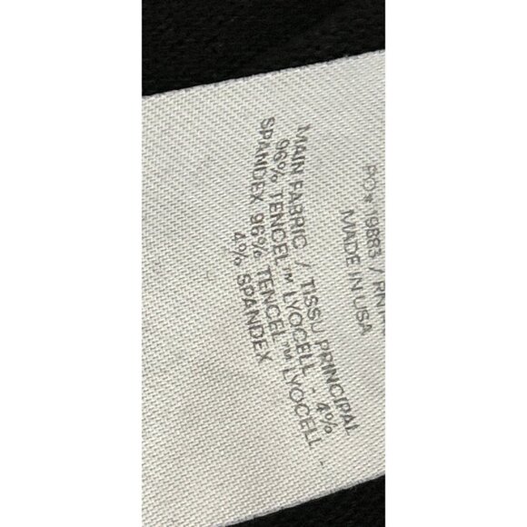 Reformation Jeans Reid Black Turtleneck Long Sleeve Top Oversized Light Size XSm - Picture 7 of 8